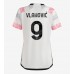 Günstige Juventus Dusan Vlahovic #9 Auswärts Fussballtrikot Damen 2023-24 Kurzarm